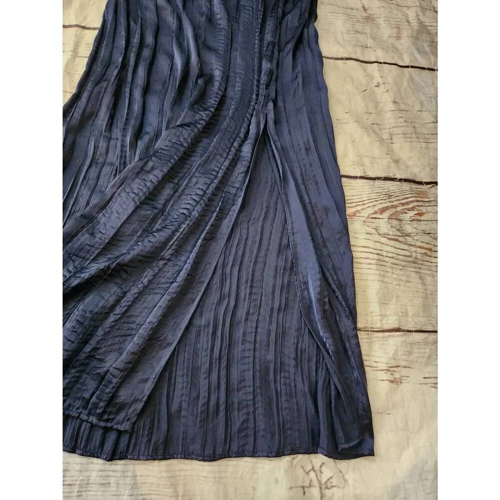 J. Crew Crinkle Satin‎ Maxi Skirt Size Medium NWT